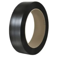 5/8" X 3600' .030 BLACK POLYESTER STRAPPING, 16X6" CORE  PS5830