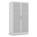 PL151 TWO DOOR 65"H STORAGE CABINET- Silver Birch
