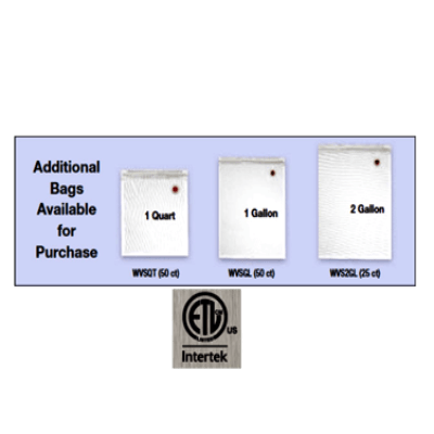 Waring WVS2GL Vacuum Seal Bag 2 Gallon Size