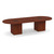 10' Classic Racetrack Conference Table with Cube Base - Cherry