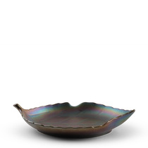 Plate Leaf Rainbow Luster 