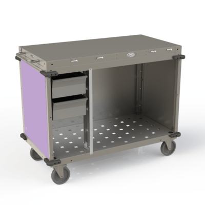 Cadco CBC-PHRX-L7 Mobile Demo/ Sampling Cart Medium
