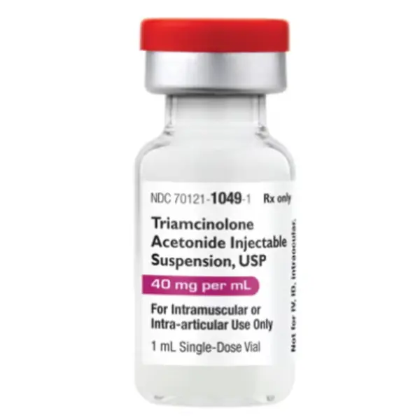 Triamcinolone Acetonide 40 mg / mL Injection 1 mL SDV Amneal NDC 70121104902