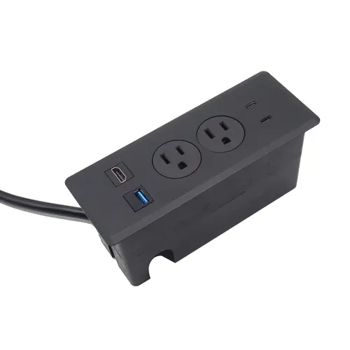 POWER MODULE FOR ARENA PLUS CONFERENCE TABLES BLACK