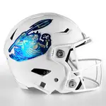 Chrome Finish Football Helmet Decals