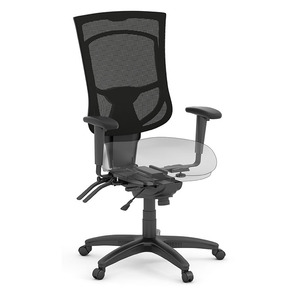 8014 HI BK EXE CHAIR-BLK BK NO SEAT FRAME ONLY