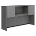 PL141OH 60" OPEN HUTCH- NEWPORT GRAY
