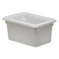 Cambro 12189P148 Poly 12"L x 18"W x 9"H White Food Storage Boxes