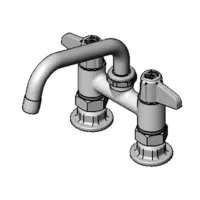 T&S Brass 5F-4DLS06 Equip Base Faucet Swivel | Cook's Direct