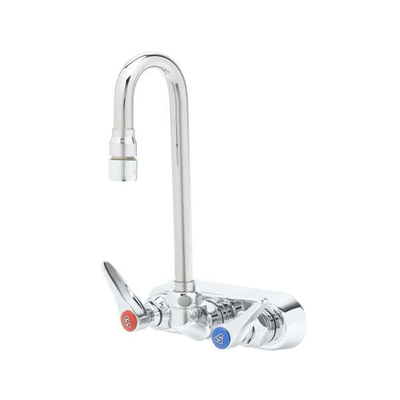 T&S Brass B-1115-132XN5CR Workboard Faucet Wall Mount