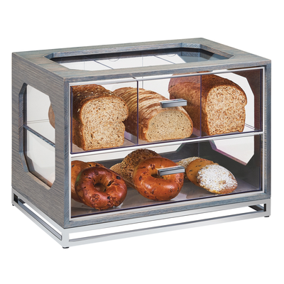 Cal-Mil 3820-83 20"W x 13-1/2"D x 15"H Ashwood Bread Display Case