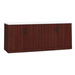 PL113 35"W DOUBLE DOOR CABINET- Mahogany