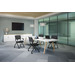 5484 MESH BACK NEST CHAIR WITH ARMS - Black