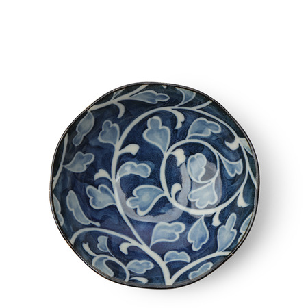 Sauce Dish 4-1/4" Sometsuke Floral