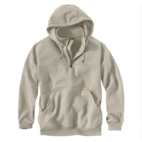 CARHARTT 100617 - Loose Fit Heavyweight Quarter Zip Hoodie - Cobblestone