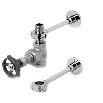 T&S Brass MV-1907-12C Mixing Valve Assembly (2) Wall Brackets