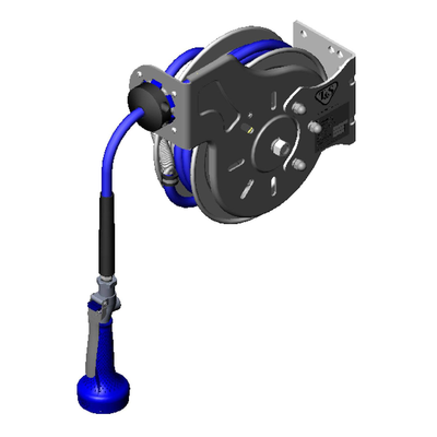 T&S Brass B-7112-08H Hose Reel System Open
