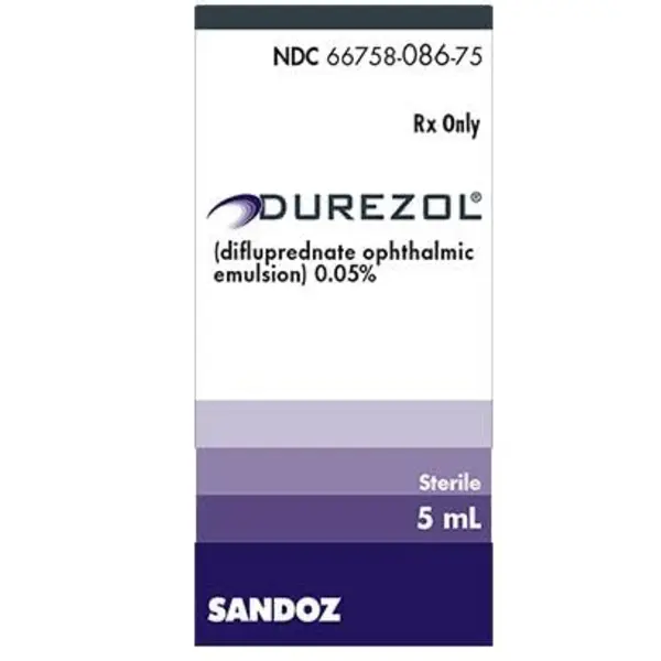 Durezol .05% Drops Sandoz NDC 6675808675