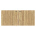 PL44LDLOCK - PAIR LAMINATE HUTCH DOORS W/LOCK - Aspen