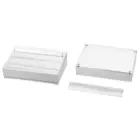 WHITE MAGNETIC 3 CONT SLOTTRAY