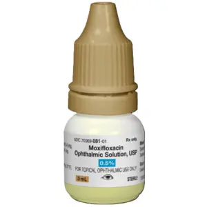 Moxifloxacin 0.5% 3mL Somerset NDC 70069008101