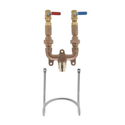 T&S Brass MV-0771-12N-BV Mixing Valve Assembly (2) Check Valves