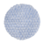 3" Blue/White 100% Knitted Wool