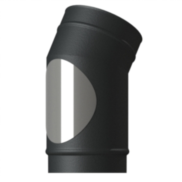 150mm VED 30 Degree Elbow Matt Black