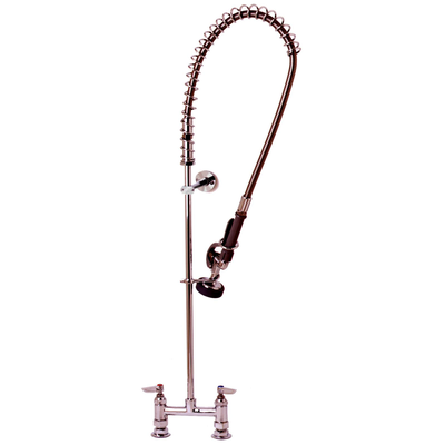 T&S Brass B-2223 Pre-Rinse Unit 6" Center Deck Mounted Base Faucet