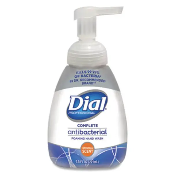 Dial Antibac Soap Pump 7.5oz  Individual  Bottle Foam