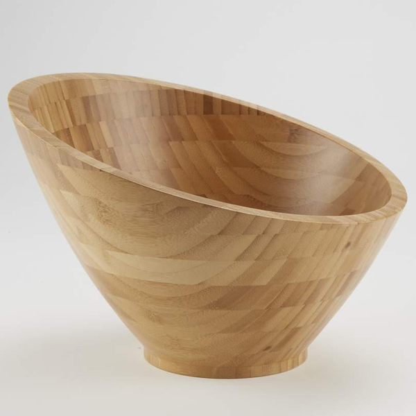 Angled Bamboo Bowls