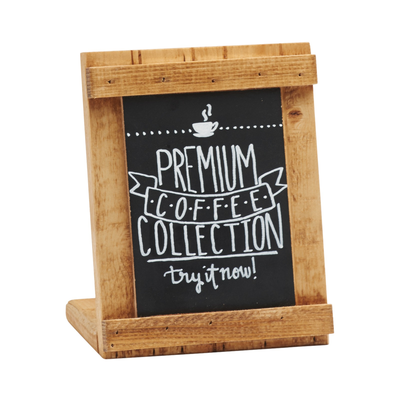 Cal-Mil 3489-46-99 4"W x 6"H write-on area Madera Write-On Chalkboard