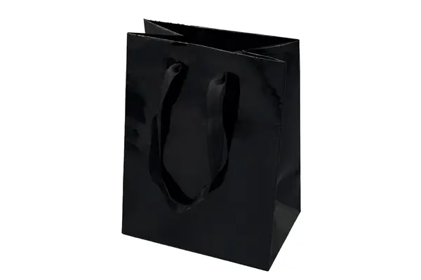 BLACK SHOPPING BAG MEDIUM