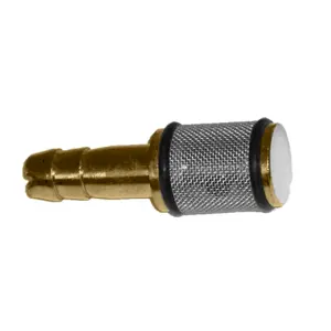 Chrome & Brass Chemical Filter with Check Valve