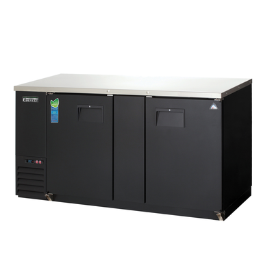 Everest EBB69 Back Bar Cooler Cabinet 2 Solid Doors, 115v, NSF - 24 cu. ft.