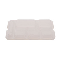 Cook's 630-441LID-NM Clear 6-Compartment Tray Lids