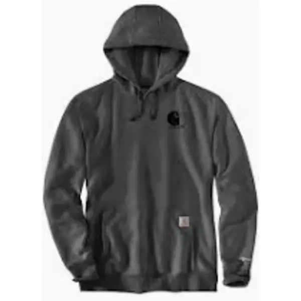 CARHARTT 107064 - Men's Carhartt Force Relaxed Fit Lightweight Logo Graphic Hoodie - Carbon Heather