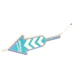 acrylic green arrow