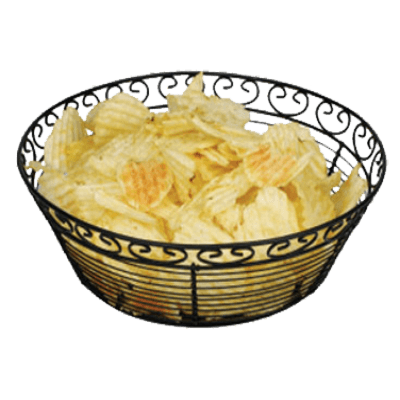 Winco WBKG-8R Bread/Fruit Basket 8" Dia