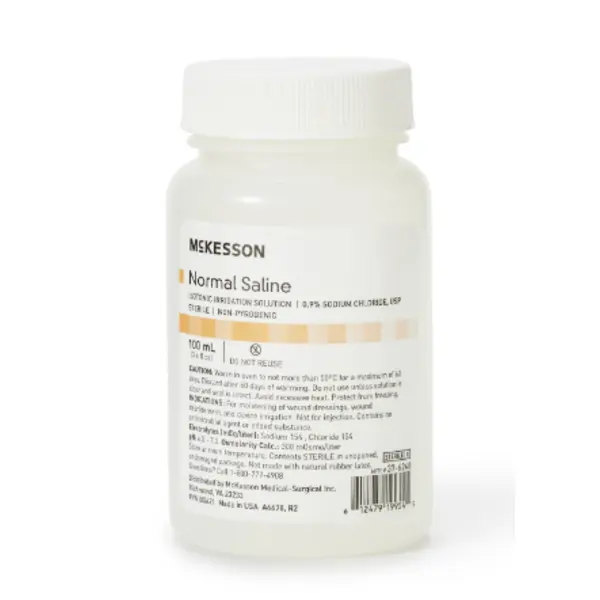 Sodium Chloride 0.9% 100ml 1eaIrrigation Solution 37-6240