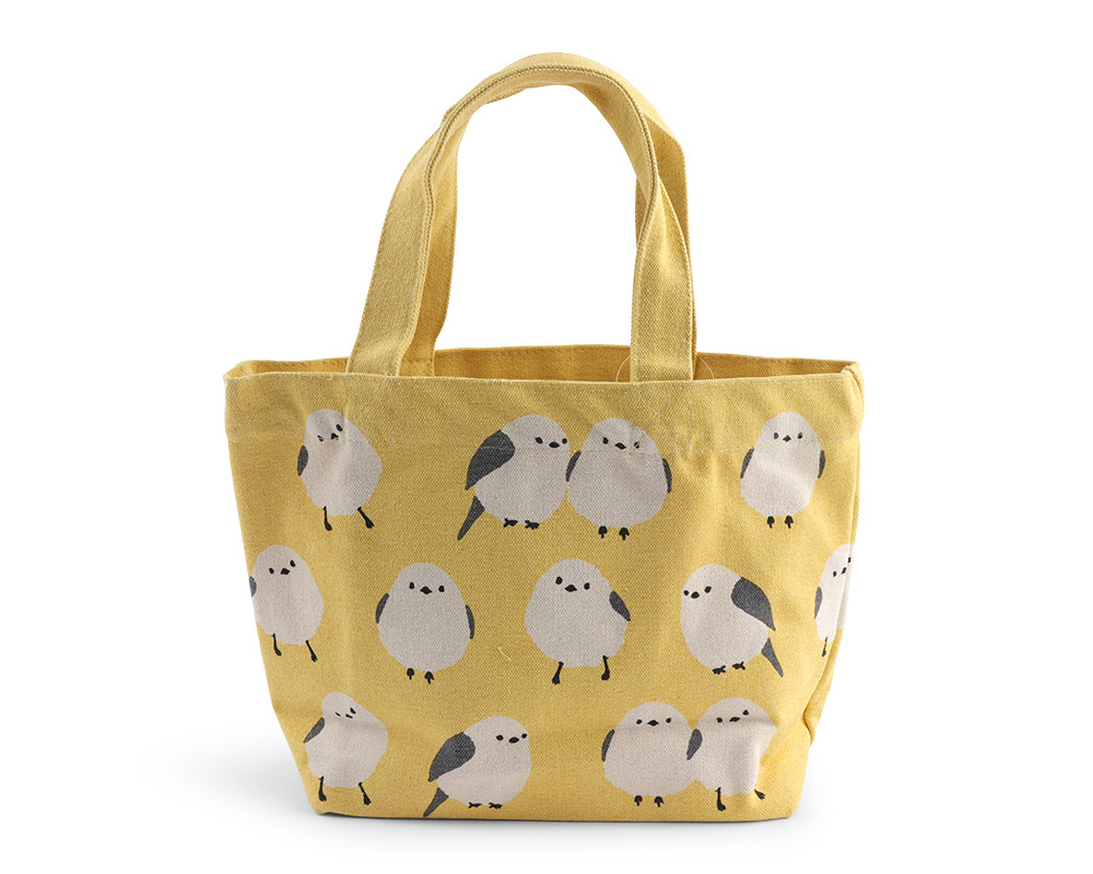 Tote Bag Birds Yellow