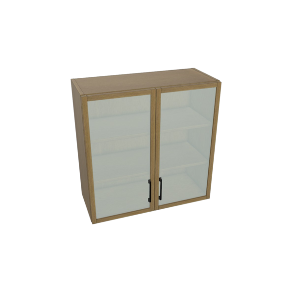 Belmont Glass Door Wall Cabinet Kit - 30”x 30” X 13”