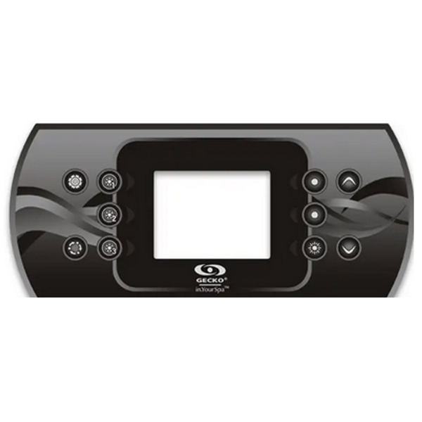 Gecko Series in.k45 7-Button Keypad Overlay 80-0238-K