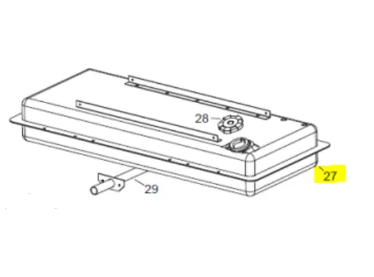 Veloci Heatrer Fuel Tank for Blaze 100 - Drain Plug Not included