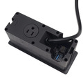 Low Profile Power Module for Conference Tables - Black