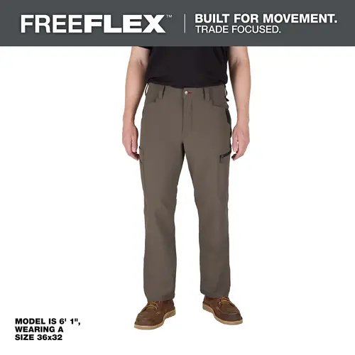 MILWAUKEE B651BRN - FREEFLEX Tech Pants - Brown