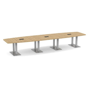 16ft Boat Shape, Palmer base Conference Table: ASPEN 