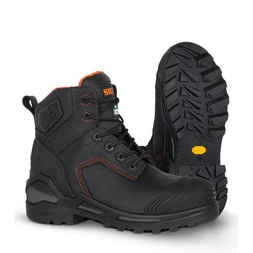 STC 29106/11 - Blade6 CSA 6" Waterproof Leather Work Boots Vibram Megagrip Pro - Black