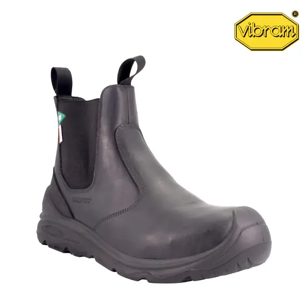 GRISPORT 706295C1 - San Jose Black 6" Slip-On CSA Boot