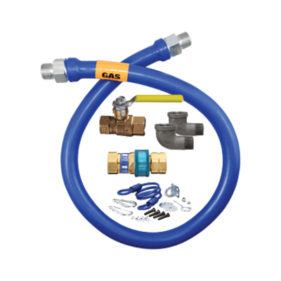 Dormont Manufacturing 16125KIT24 Dormont Blue Hose Moveable Gas Connector Kit 1-1/4" Dia.